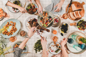 Israeli dinner party inspired by: Michal Ansky